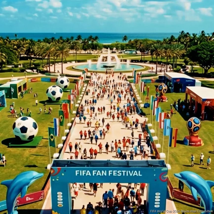 Miami FIFA Fan Festival at Bayfront Park anchors World Cup push - South Florida Business Journal