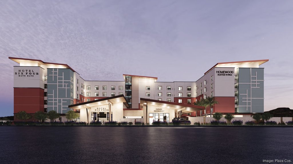 North Phoenix Dual-branded hotel rendering