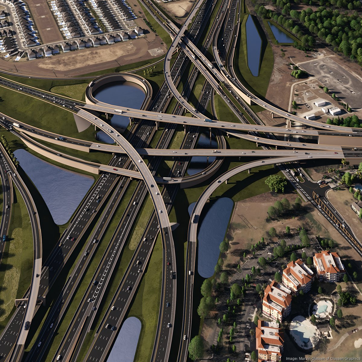 Interstate 4 expansion in Central Florida will add express lanes