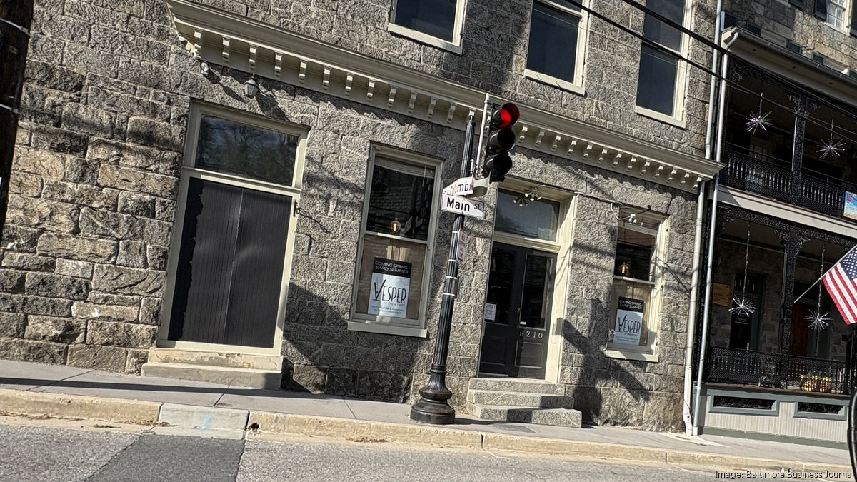 8 things to know: Restaurant, cocktail bar opens in Old Ellicott City - Baltimore Business Journal