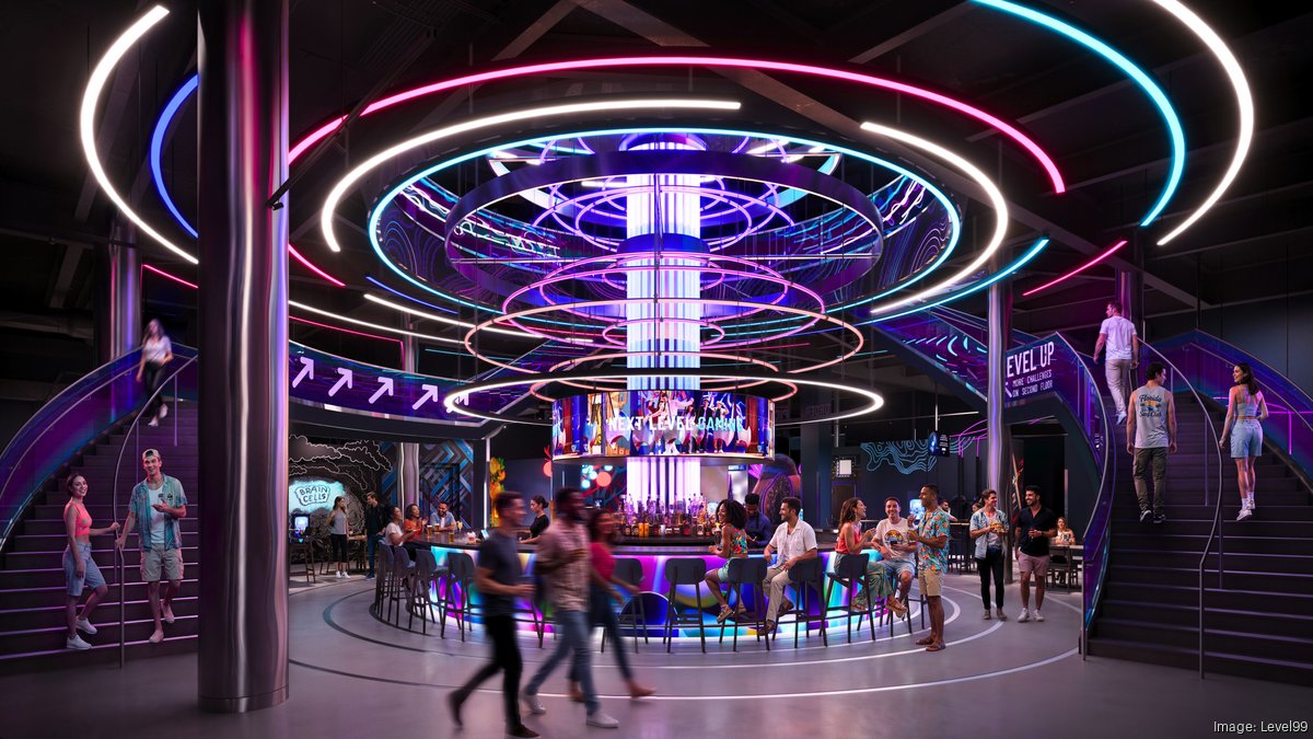 Level99 reveals opening timeline, rendering for grown-up gaming venue at Disney Springs