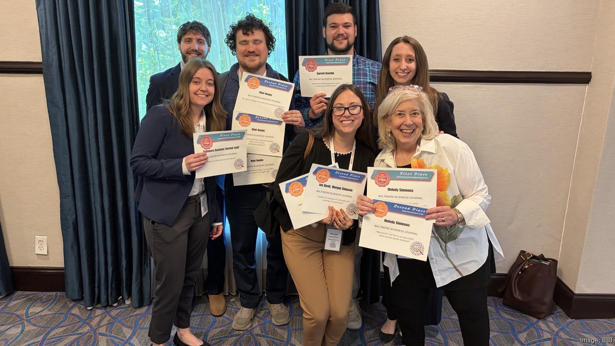 Baltimore Business Journal wins 19 awards at MDDC Press Association contest - Baltimore Business Journal