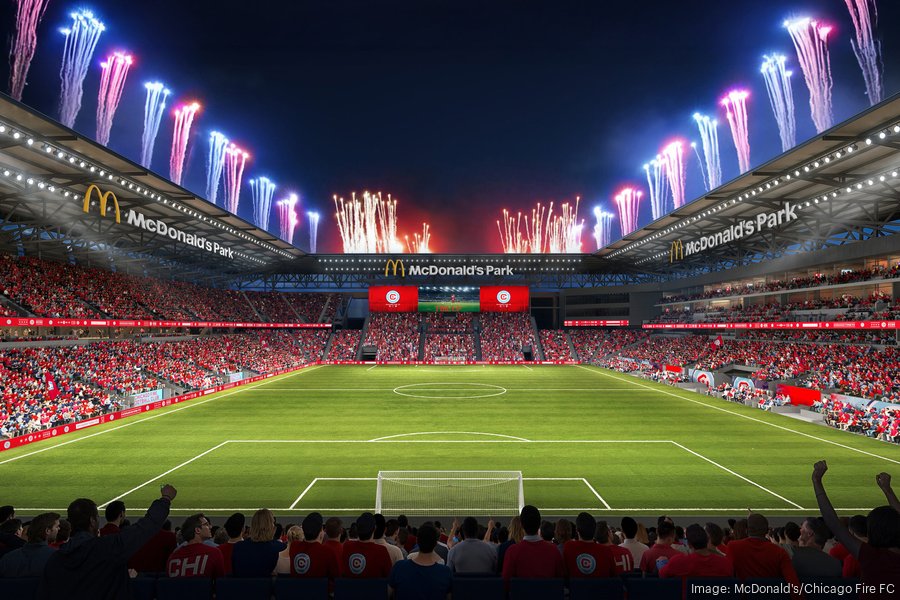 McDonald’s making US naming-rights debut at Chicago Fire’s new stadium