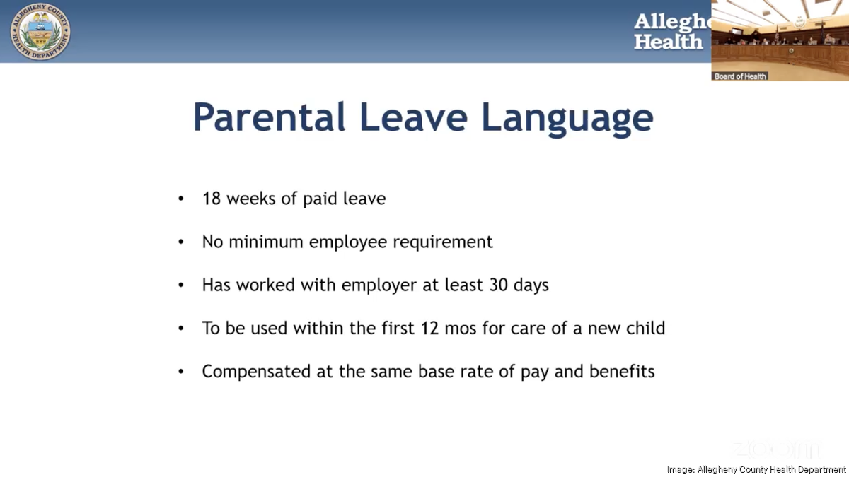 Allegheny County extends comment period on paid parental leave proposal