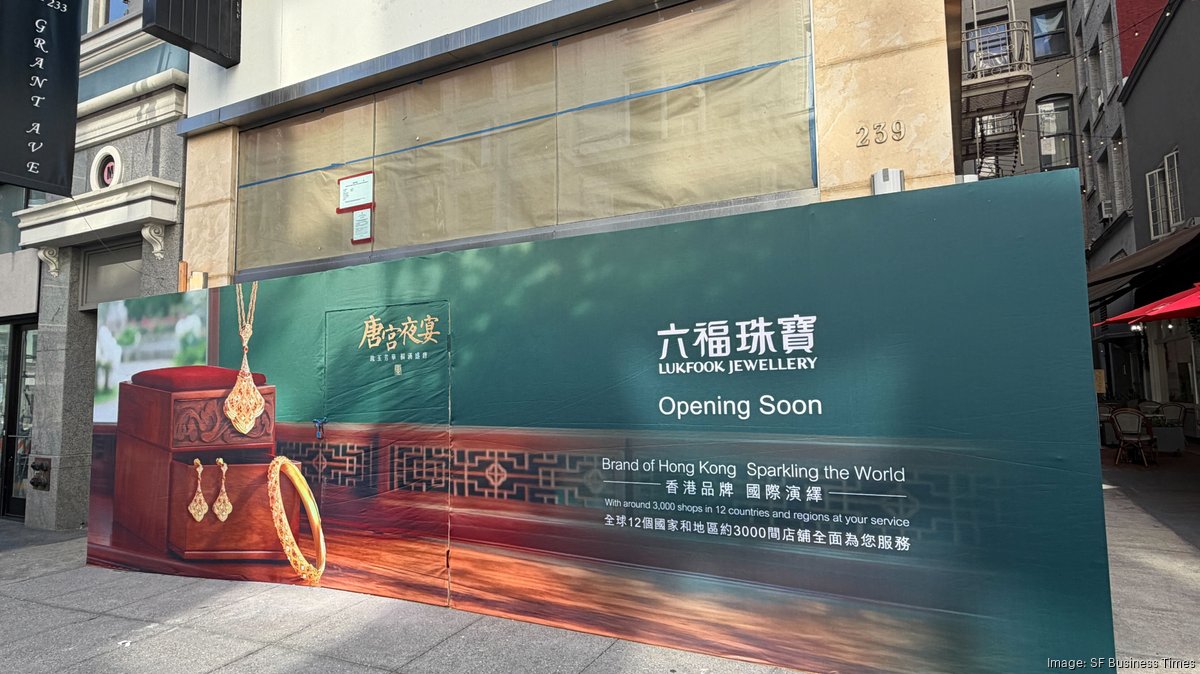 Lukfook Jewellery doubles San Francisco presence with Union Square store - San Francisco Business Times