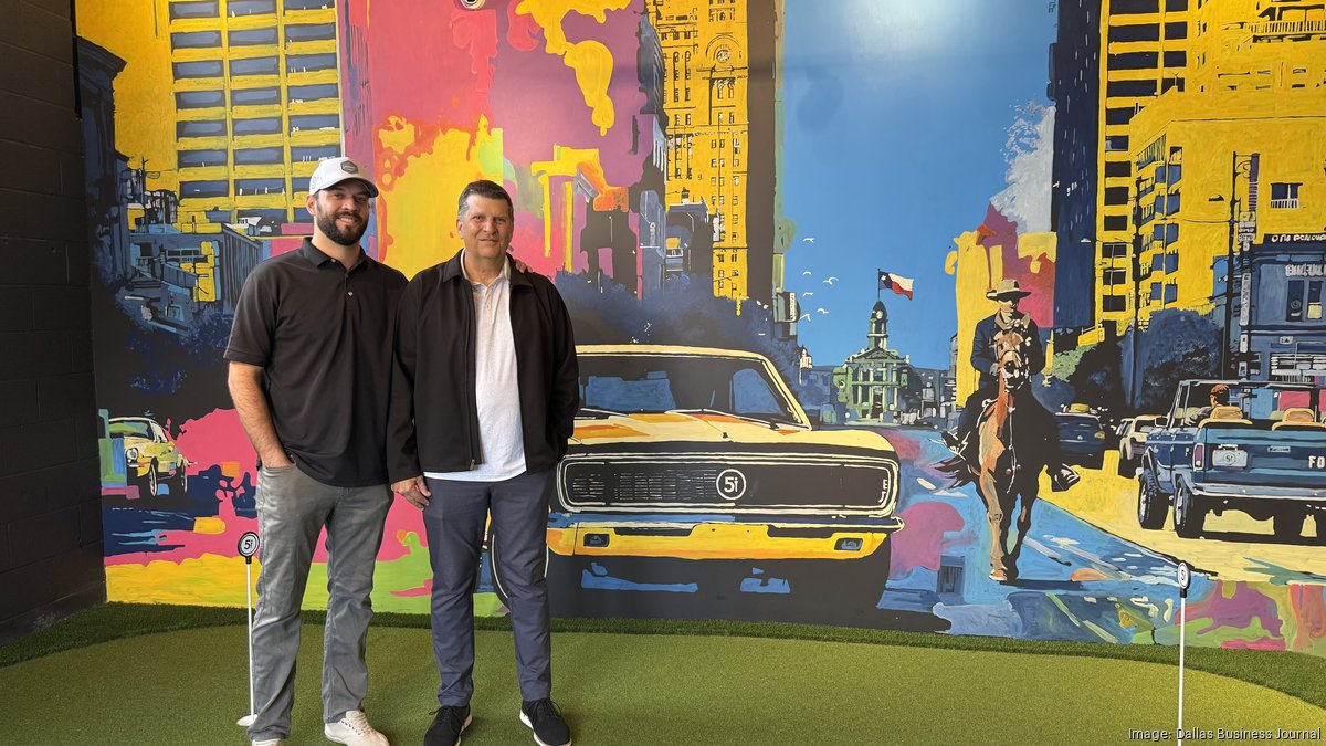 Father-son duo pivots from footwear to golf to bring new 'eatertainment' venue to DFW