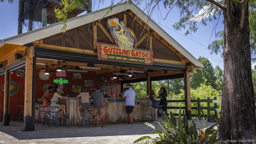 Gatorland opens first bar, partners with Crooked Can Brewing Co