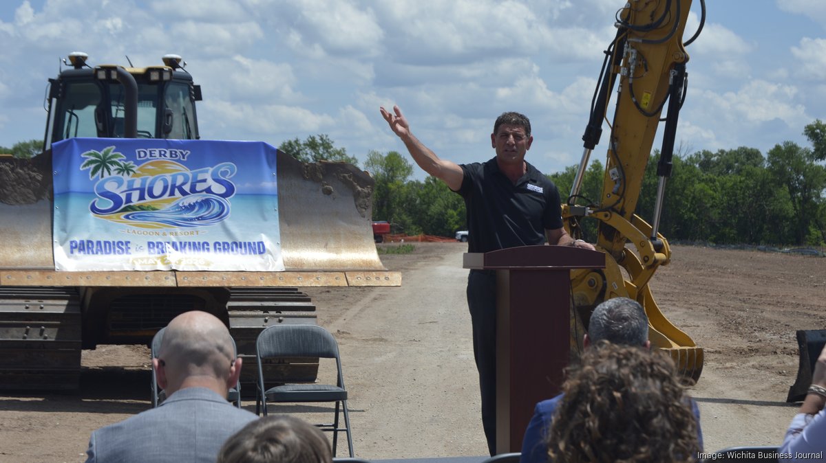 Derby Shores breaks ground on $135M lagoon project, but vertical construction on hold - Wichita Business Journal