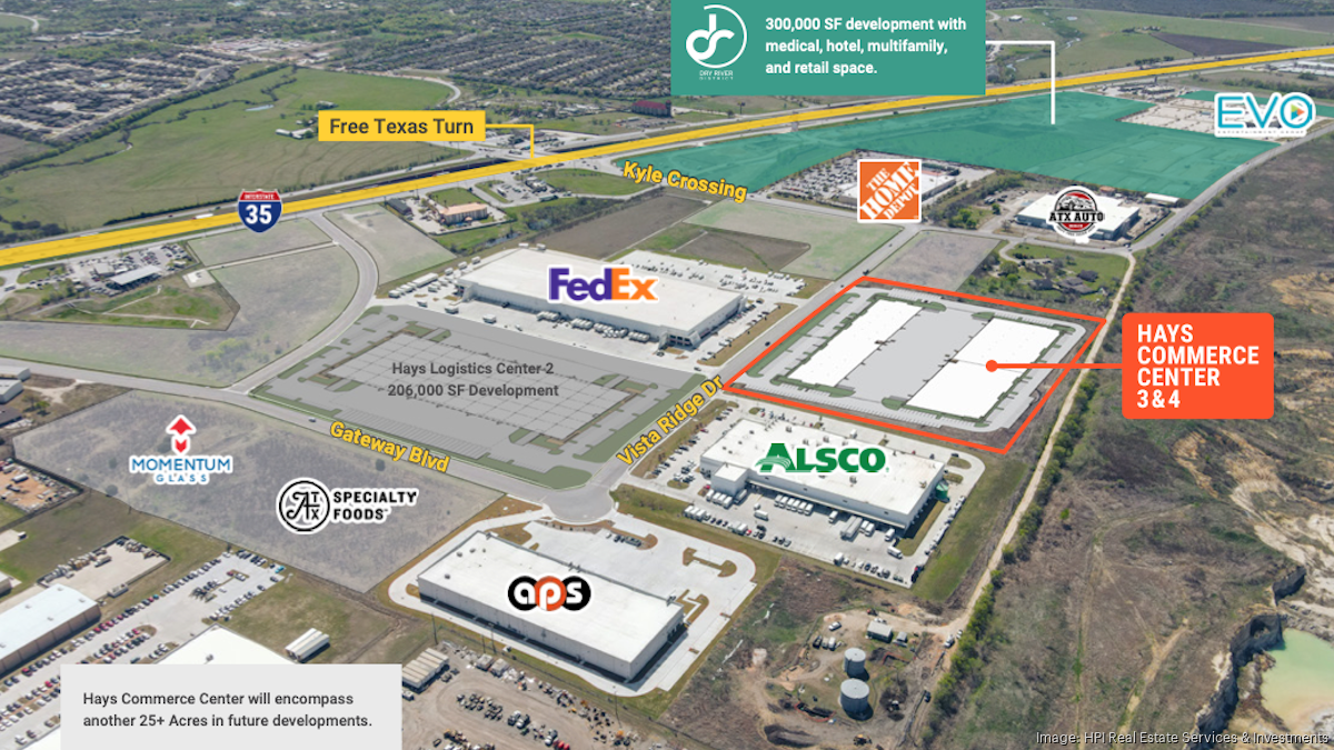 HPI adding another phase to 100-acre industrial park in Kyle