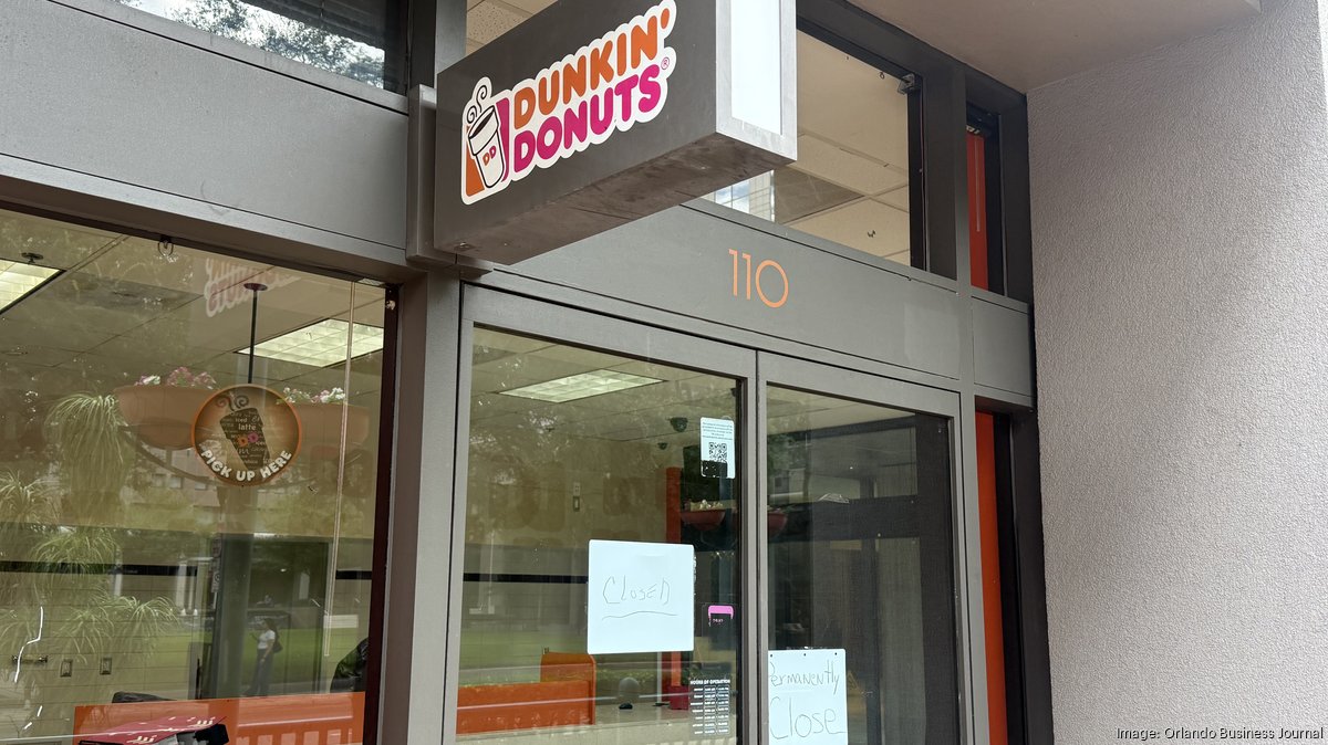 Downtown Orlando Dunkin' closes, with new tenant to backfill space