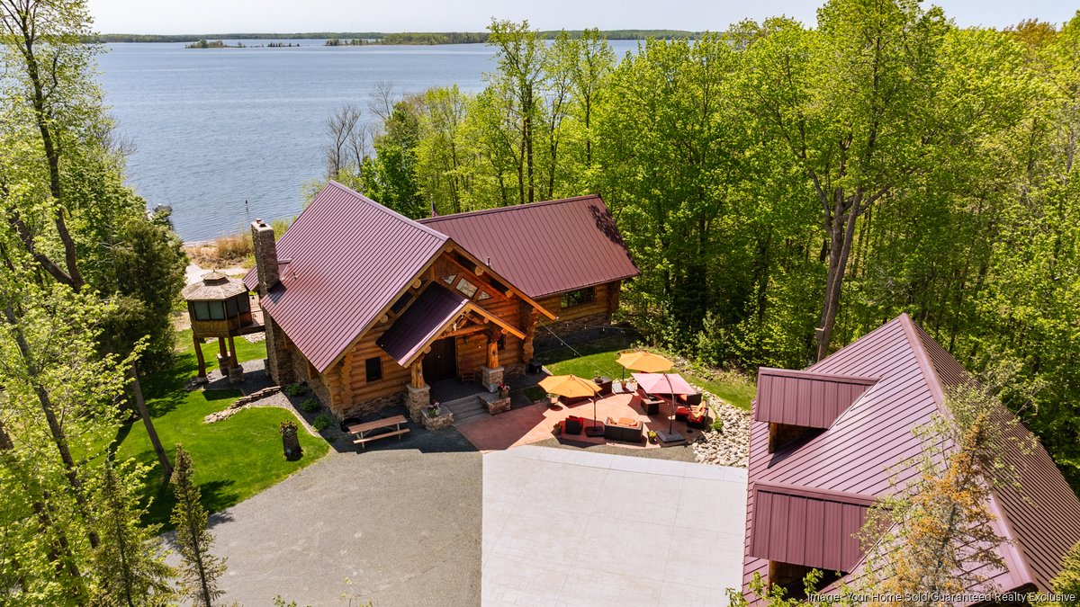 Dream Cabins: Northome log home spotlighted by National Geographic coming to market - Minneapolis / St. Paul Business Journal
