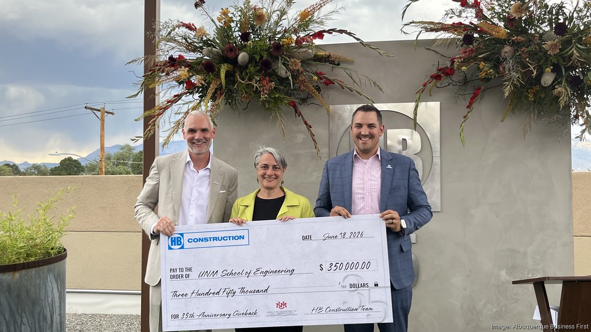 Laying foundations: HB Construction commits over $500,000 to New Mexico organizations
