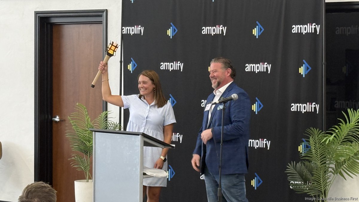Larry Horn passes torch to Jenn Callahan as Amplify Louisville CEO