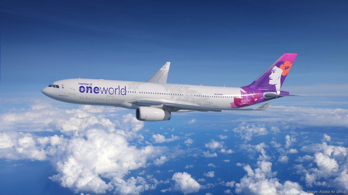 Hawaiian Airlines joins oneworld alliance with new livery