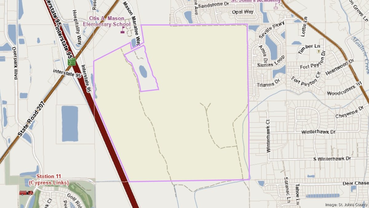 Hundreds more acres could get approved for residential development in St. Johns - Jacksonville Business Journal