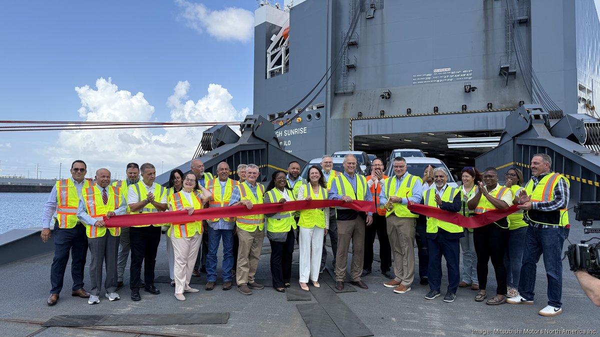Mitsubishi Motors begins shipping vehicles into Port of Freeport