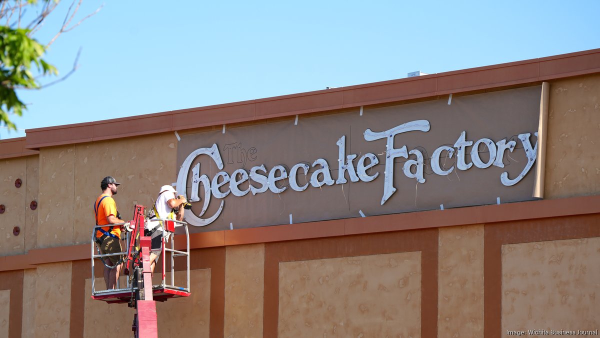 Cheesecake Factory at Bradley Fair sets opening date as hiring begins for 290 positions - Wichita Business Journal