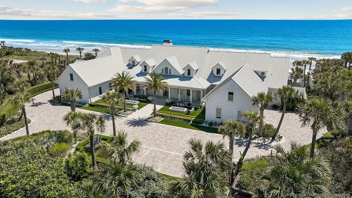 Beachfront home fetches $22.2 million in Northeast Florida's priciest sale - Jacksonville Business Journal