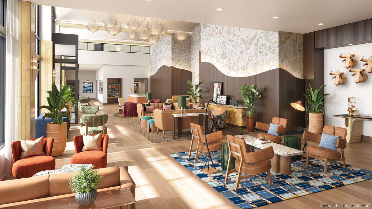 Developers share new renderings as historic buildings transform into 119-room Indigo Hotel - Wichita Business Journal