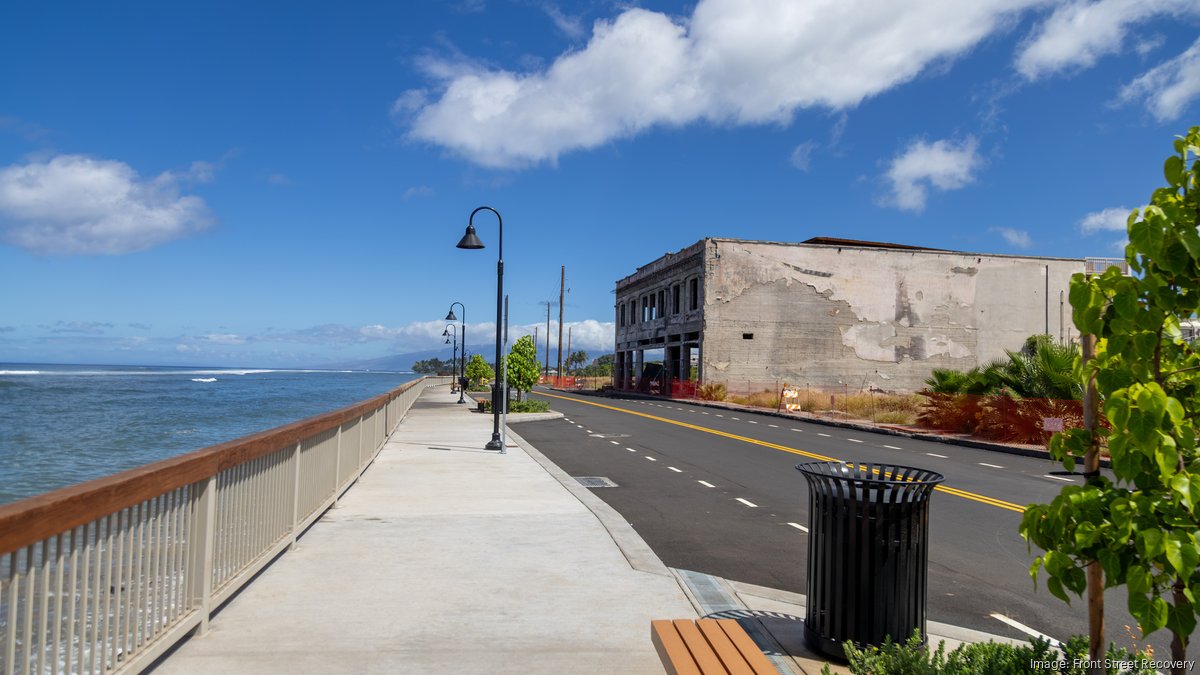 Lahaina’s historic Front Street rebuild sees progress, but barriers to construction linger
