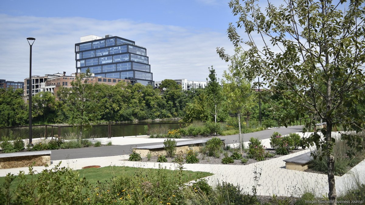 Photos: Oracle quietly builds riverfront greenway next to future East Bank campus