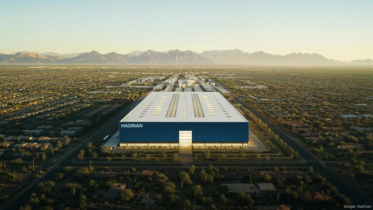 Torrance manufacturer Hadrian raises $1.37B to build AI-powered factories - L.A. Business First
