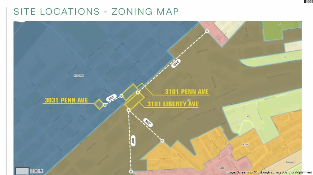 Oxide Development proposes 220-unit Strip District project across three sites