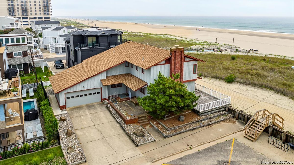 Longport beachfront teardown opportunity bordering Margate lists for $10M