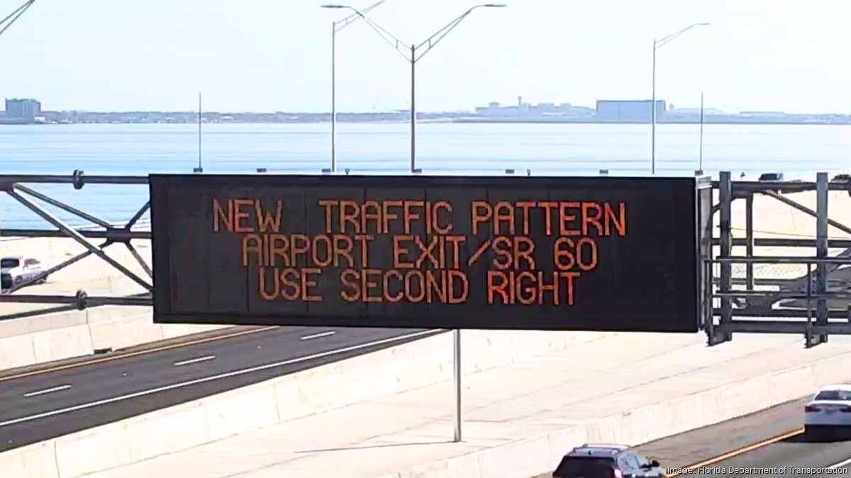 Westshore Interchange construction shifts exit to Tampa International Airport