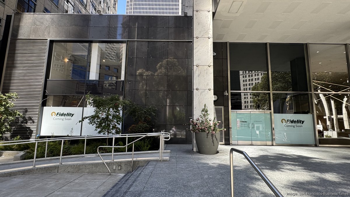 Fidelity relocates prominent downtown San Francisco branch - San Francisco Business Times