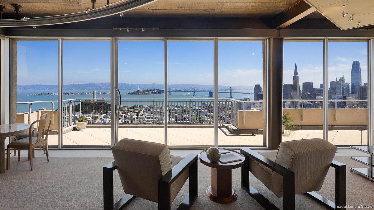 Russian Hill penthouse that was once S.F.'s most expensive home hits the market - San Francisco Business Times