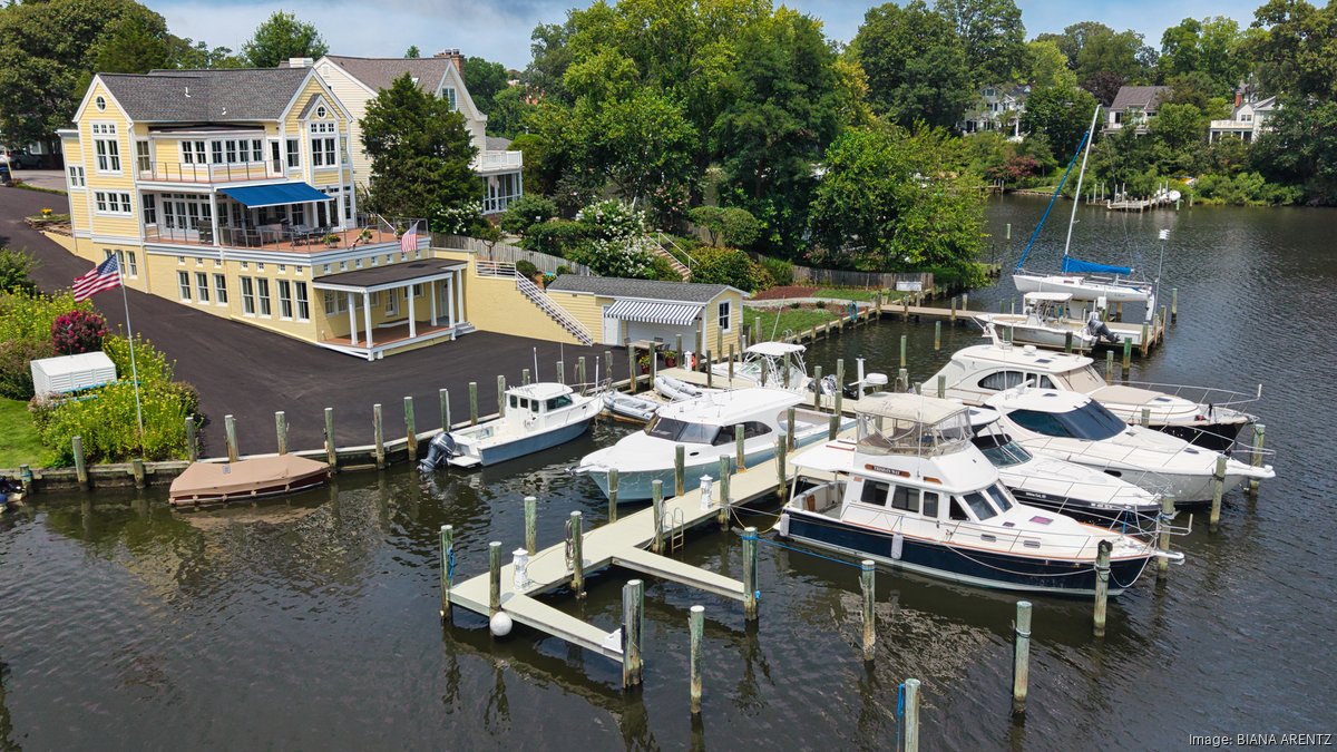 Yacht broker's private marina and mansion hit the market for $4.6M - Baltimore Business Journal