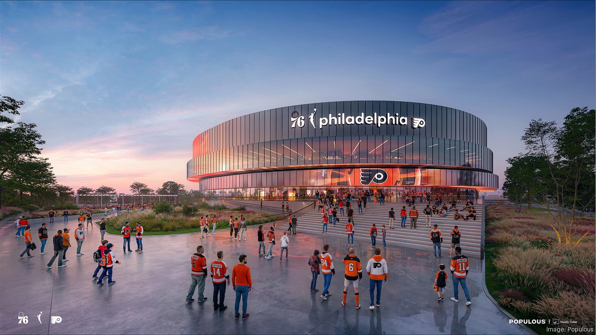 Sixers, Flyers unveil renderings of new South Philly arena on former Spectrum site