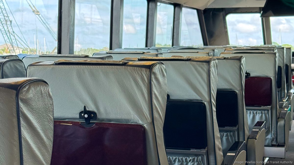 Vessels for new Tampa-St. Pete ferry service docked for refurbishment
