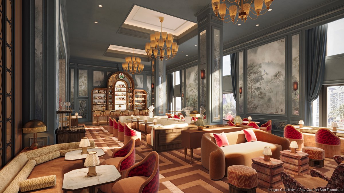 S.F. Ritz-Carlton unveils lavish new lobby cocktail lounge and salon - San Francisco Business Times