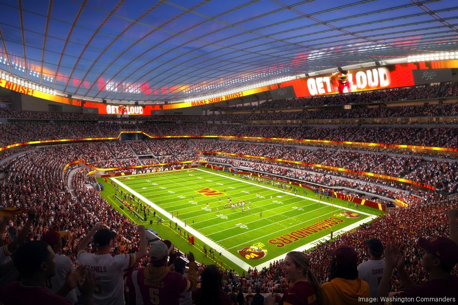 Washington Commanders reveal interior design of planned $3.8B domed stadium with wraparound seating bowl