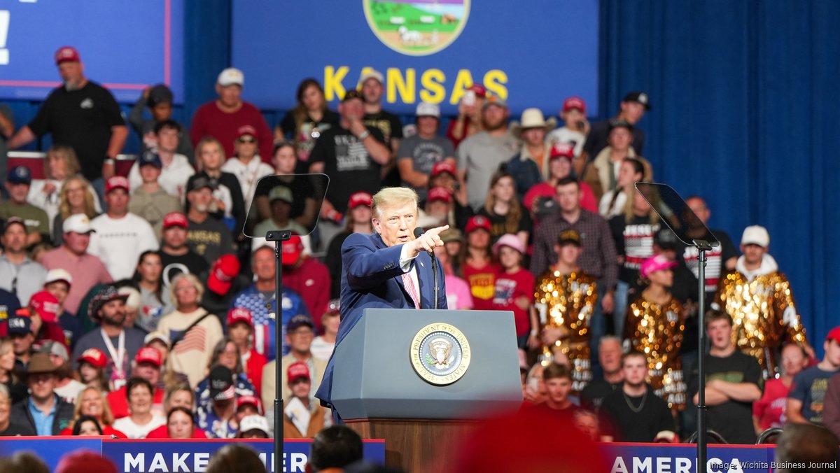 'We'll take care of those people': Trump gives support for Bombardier during Wichita rally - Wichita Business Journal