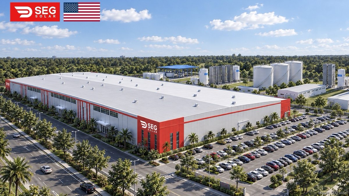 SEG Solar plans $950 million Tomball solar cell facility, will create 700 jobs