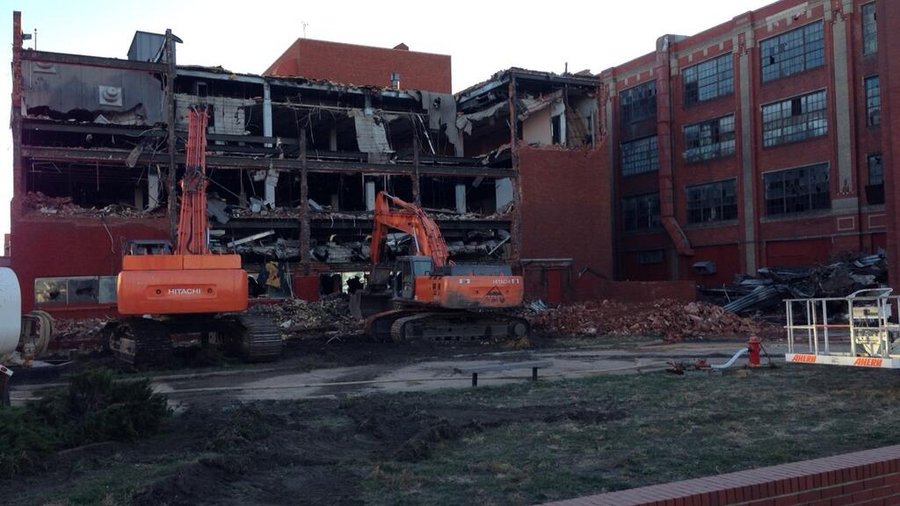 Demolition begins at Denver's Gates Rubber plant Denver Business Journal