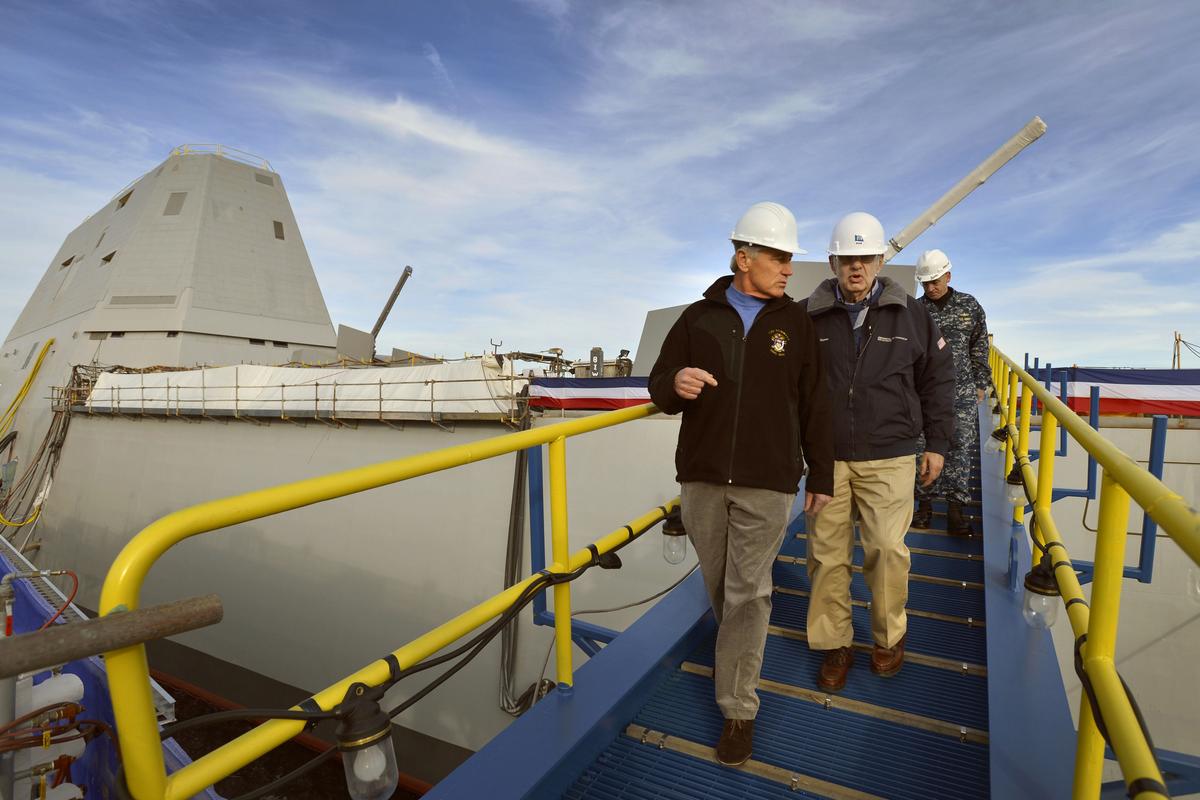 Naval Developer Staying afloat: Navy shipbuilding battles turbulent budget cut waters ...