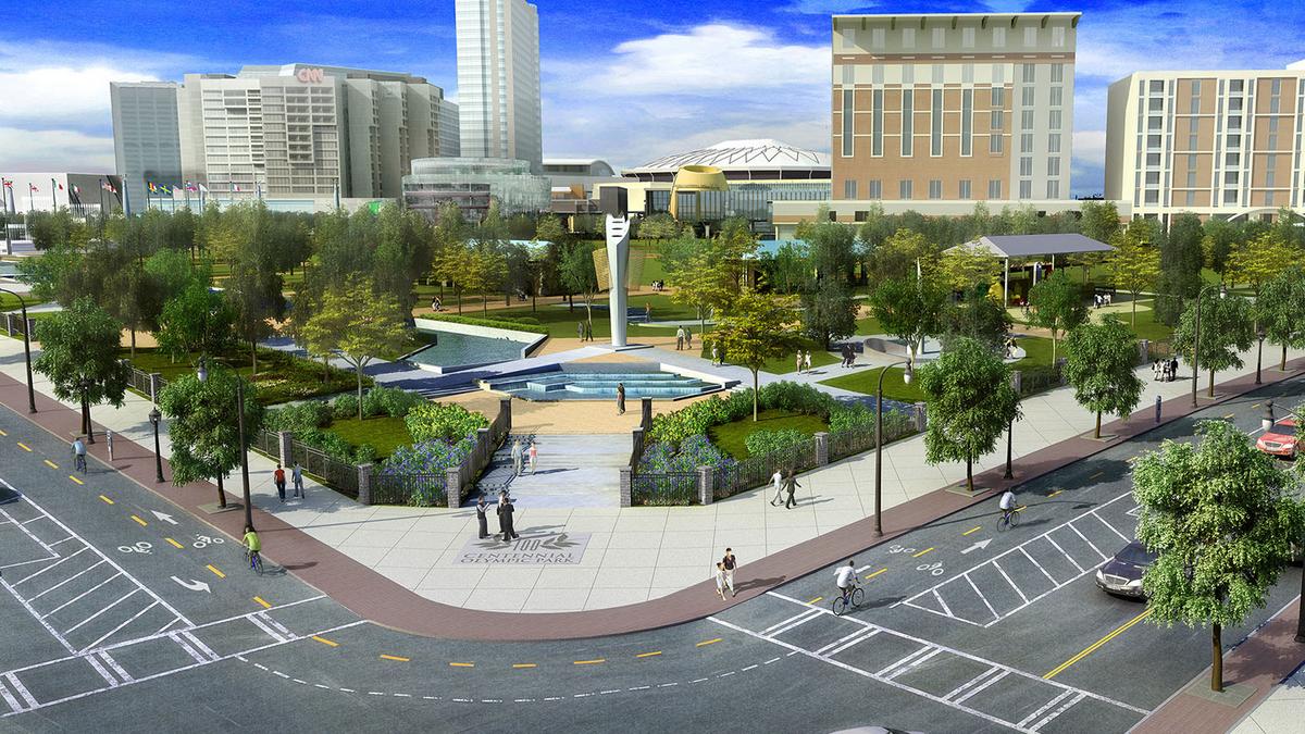 Centennial Olympic Park campaign completed, now the work begins