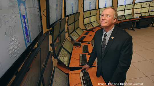 NuScale Power CEO John Hopkins 3 control room