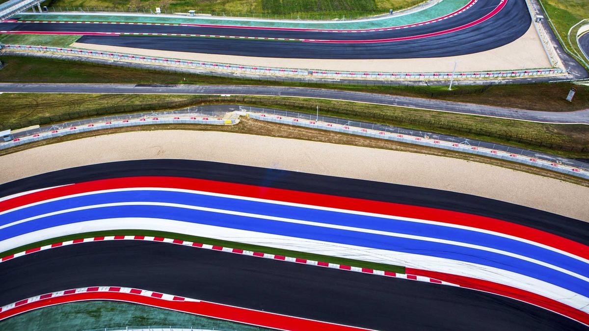 Road leading to Austin's F1 track, Circuit of The Americas, to be ...