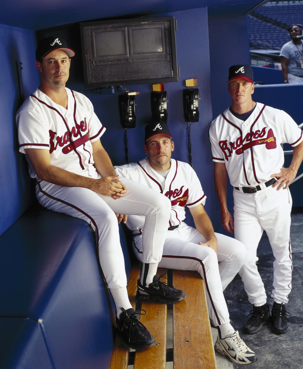 Atlanta Braves Legends MVP Jones Smoltz Glavine Maddux Signatures