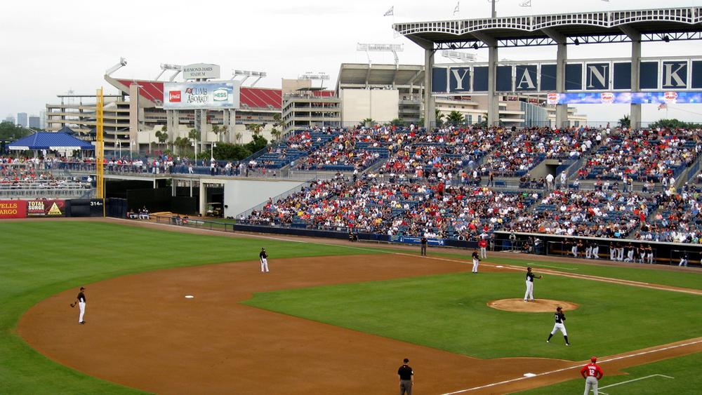 Steinbrenner Field, spring training home of New York Yankees in Tampa ...