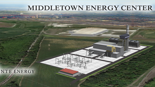 NTE Energy plans a $500 million natural gas power plant in Middletown that will bring up to 400 jobs for the three-year construction phase and up to 30 permanent jobs once it's complete. Construction started this month and operation is expected to begin in 2018.