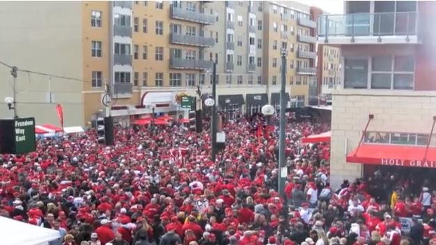 Behind the Scenes at Cincinnati Reds Opening Day