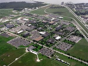 Aerial View of the Johnson Space Center