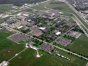 Aerial View of the Johnson Space Center