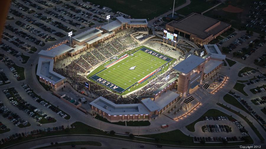 Allen Eagle Stadium closed because of extensive cracking - Dallas ...